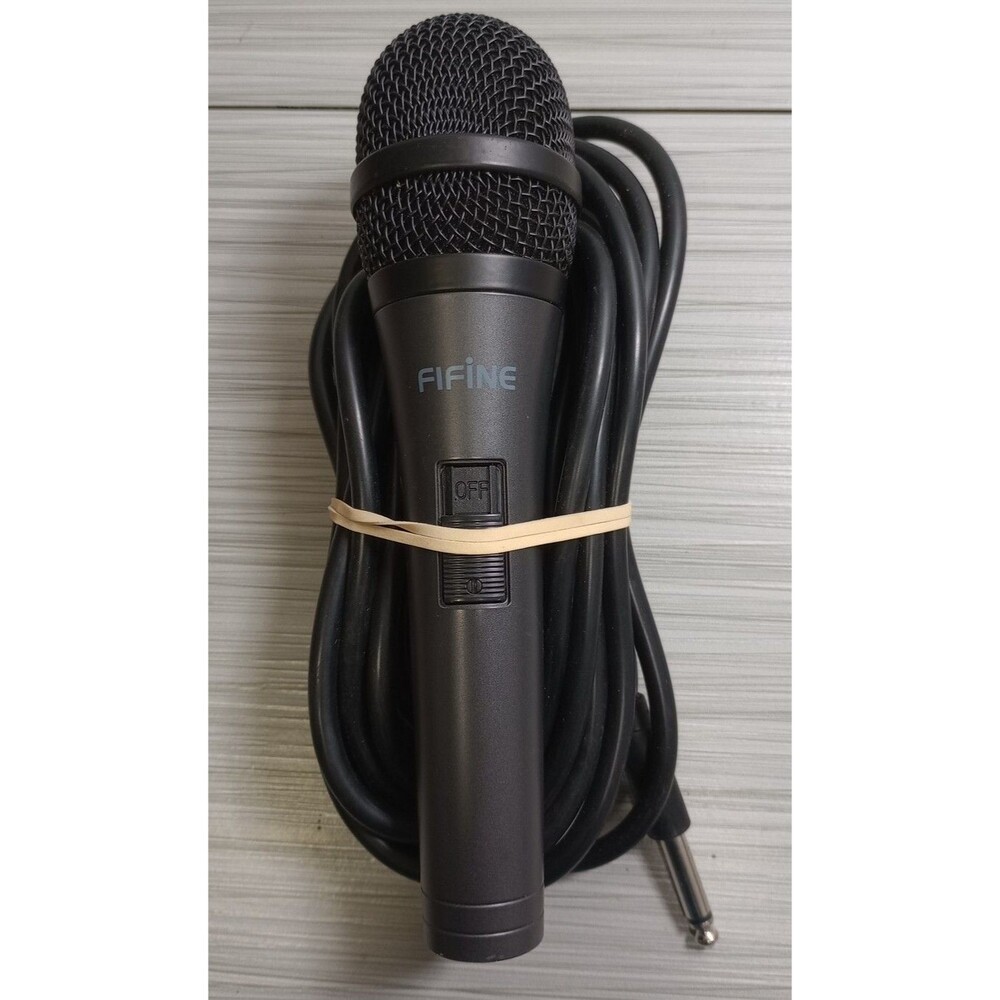 Fifine K6 Dynamic Vocal Microphone for Sound System Speaker Wired DJ Handheld